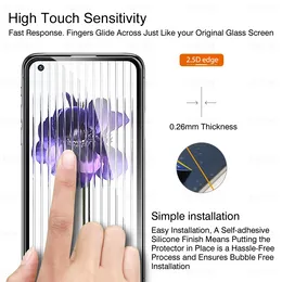 1-4Pcs Tempered Glass For Nothing Phone 1 2 Full Cover Screen Protector Nothingphone One Two Phone1 Phone2 (1) (2) 5G Clear Film