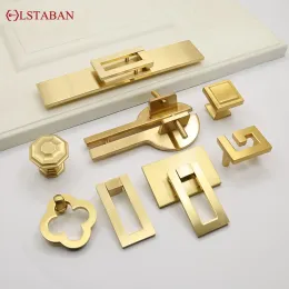 Lstaban chinesischer Stil Bronze Gold Schrank Türgriff Schubladen Schuhschrank Wein Schrank Türgriff Möbelgriff
