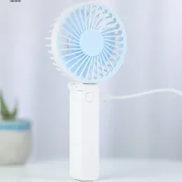 Przenośne fani ręczne do ładowania USB Mini Desktop Air Cooler Outdoor Fan Cooling Fan Travel Hand Fan 1200 mAh