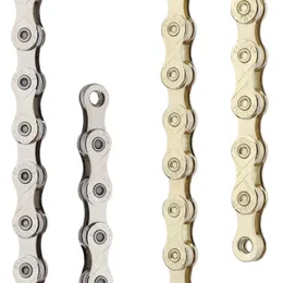 RIRO Bicycle chain Gold Rainbow Bike Chain X8 X9 X10 X11 X12 Super Light For 8 9 10 11 12Speed MTB/Road Bicycle 116L 126L Hollow