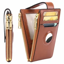 Sendefn Vintage Leather Card Bag Сумка для женского много картового корпуса RFID FI и кошелька Женщины с высокой мощностью с нулевой мощностью 1387 J8JP#