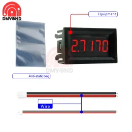 MINI Digital Ammeter DC12V 0- 30A/5MA/50MA 0-3.0000A AMP Nuvarande mätare-testdetektor 0.36 "5 Siffror LED Display Inbyggd shunt