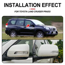 LEDターンシグナルリピーターシーケンシャルライトフラッシングサイドミラーブリンカートヨタランドクルーザーLC200 FJ200 PRADO FJ150 2010-2020