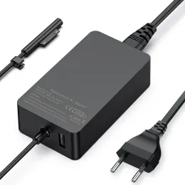 Ładowarki 65 W 15V 4A Adapter zasilania Microsoft Surface PRO4/5/6/7/8/9 Laptop1/2/3/4 Go1/2/3 ładowarki dla 1866 1867 1706 1800 1796