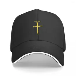 Caps de bola Yeshua Cross Baseball Cap | -f- |Chapéus femininos personalizados para os homens do sol