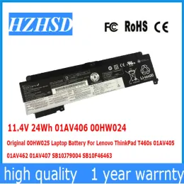 البطاريات 11.4v 24wh 01AV406 00HW024 00HW025 بطارية الكمبيوتر المحمول لـ Lenovo ThinkPad T460S T470S 01AV405 01AV462 01AV407 SB10J79004 SB10F46463