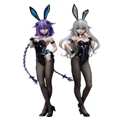 Anime hiperduension seksi kızlar figürler neptunia ing mor kalp tavşan kızı pvc aksiyon figürü koleksiyon modeli oyuncaklar q0727040150