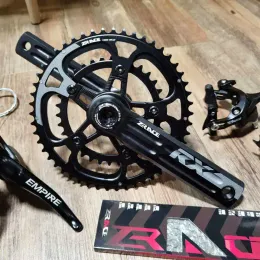 Sensah Empire + Zrace Craquet Cassette Chain, Speed 2x11, 22S Road Groupset, para bicicleta de bicicleta de estrada 5800, R7000, RED, força