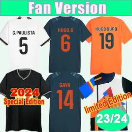 23 24 Gaya Cavani Mens Soccer Jerseys 2024 Специальное издание G.Paulista Hugo.G Almeida Hugo Duro Home Away 3 -е место с ограниченным тиражом футбольная рубашка с коротким рукавом для взрослых