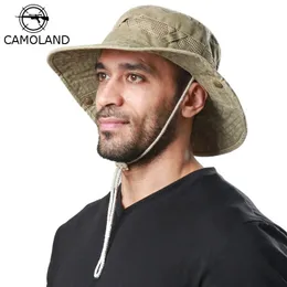 Camoland Cotton Eimer Hut für Frauen Männer atmungsaktive Mesh Sonne Hats Out