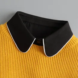 Women Fake Collar Blouse Sweater White Lapel Decor Detachable Collars For Women Black Lace False Collars Woman Lace Half Shirt