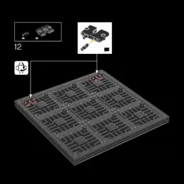 Pixel Sanat Boyama Yapı Blonları MOC Parçalar Fotoğraf Çerçevesi Uyumlu 31202/31204 184PCS/LOT