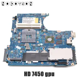 Moderkort nokotion för HP ProbBook 4431S 4331S Laptop Motherboard HM65 DDR3 HD 7450 GPU Fullt test 646328001 6050A2411501MBA02 Gratis CPU