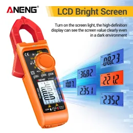 ST185 Digital Clamp Metermeter Multimeter 4000 zählt echte RMS -Amperemeter -Spannungstester Hz Kapazität NCV Ohm Diodentest