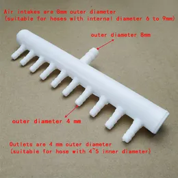 Aquário Bomba de oxigênio Splitter Oxigênio Tubo de oxigênio Multi-passagem Distribuidor de ar articulação Aquário Aquário Bomba de ar junta 1 PCS