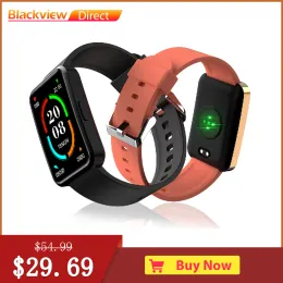 Watches BlackView R5 Smart Watch 1.57lnch IP68 مقاوم للماء 260mAh بطارية Smartwatch Tracker للهواتف المحمولة Android للرجال للرجال
