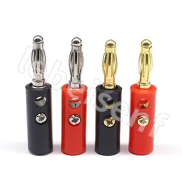 10pcs/5pairs Audio -Lautsprecher Schraube Banane Gold Plattenstecker Stecker 4mm rot online im Großhandel Nickel/Gold