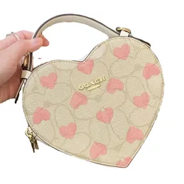 Designer Shoulder bag Womens heart bag Luxurys handbag pink top handle strawberry CrossBody Clutch denim city tote Bags