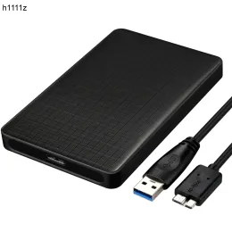 Enclosure 2.5inch USB 3.0 SATA Hd Box HDD Drive External HDD Enclosure Black Tool Free 5 Gbps Support UASP for 7mm/9.5mm 2.5 inch SATA SSD