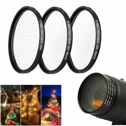 アクセサリーZomei 52 55 58 62 67 72 77 82mm Star Line Star Filter 4 6 8 Piontカメラフィルター