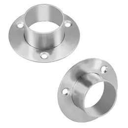 UXCELL 2pcs Radazioni per tubi Staffa del tubo del guardaroba 26 mm 32 mm 39 mm 50,5 mm a portata a muro morso a muro dell'asta per pavimento hardware Strumento hardware