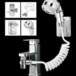 Badrum Basin Universal Extender Dusch Head Wash Basin Tap Water Divider Bidet Sprayer for Hair Washing Toalettrengöring