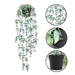 Flores decorativas Plantas artificiais Plantas penduradas de natal Garland Vine sai Diy caseiro de casamento de casamentos decoração de jardim de banheiro