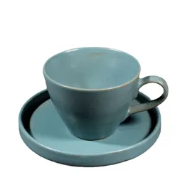 Canecas de cerâmica japonesa xícara de café e pires Criativo Criativo casal casal casal de café da manhã bebendo escritório de escritório cappuccino caneca