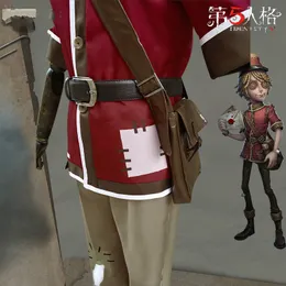 Game Identity V Cosplay Costumes Postman Victor Grantz Cosplay Costume Survivor Original Skin Uniform Duits kläder röd uniform