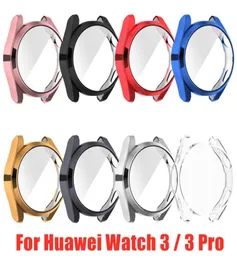 Mjukt fodral för Huawei Watch 33 Pro Cover Thin TPU stötfångare Lättvästskydd Sportskal för Huawei Watch 3 Pro8985939