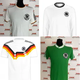 1974 Niemcy Retro piłka nożna Beckenbauer Klinsmann Matthias 1986 1990 1992 94 96 Classic Home Away Shirt Kalkbrenner Vintage Jerseys Football Mundlid