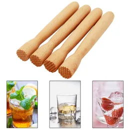 Beechwood Drink Muddler Wooden Masher Crusher Cregta Cocktail Damper Bar Tool Tool Hammer Barware