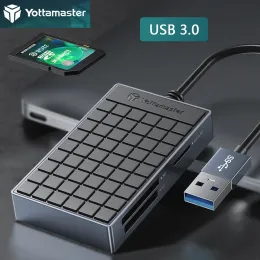 Читатели yottamaster memory Card Reader USB Type C 3.0 5 Гбит / с Micro SD SDHC SDXC MMC TF CF MS Pro Duo Stick PC Accessories 2TB