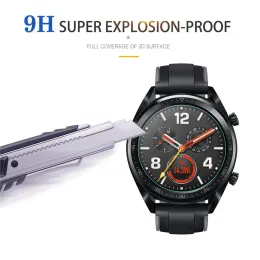 Film di vetro temperato per Huawei Watch GT Active Screen Protectors 9H Film di vetro protettivo 2.5D Anti Scratch Films