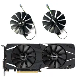 Pedler 2pcs 87mm T129215SH FDC10U12S9C 4PINRTX 2060 2070 2080 TI GPU Kart Soğutucu Fanı ASUS GEFORCERTX2080 RTX2080TI Oyun Kartı Fan