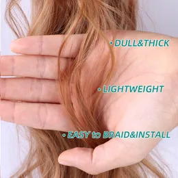 Sallyhair Synthetic 22inch French Locky Flechten Haarspirale Locken häkeln Haar