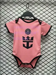 6 a 24 meses Baby Jersey 2024 Real Miami Madrid Baby Child Football Jersey 24 25 Jersey de futebol M-U BB Genius Benzema Mbappe Son Son Kane Kids T-shirt