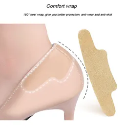 1Pair Fersenaufkleber Fersenschuhschutz für High Heels Anti-Slip-Anti-Wear-Ferser-Liner Frauen Sandalen Fußpflegeschuhe Accessoires