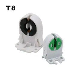 T8 LAMP حامل 21007 PBT FLAME STARDANT G13 الفلورسنت مصباح بلاستيكي T4 T5 قاعدة 50008 ل LED Tube1153283