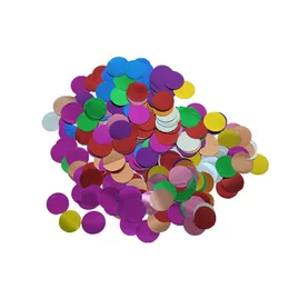 1 cm 10 g/Tasche gemischte Farben Konfetti Roségold schwarz rosa lila rote runde Konfetti -Punkte zum Füllen von Ballons Hochzeitsfeier Dekor