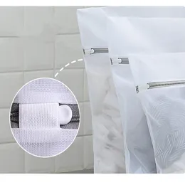 5/3PCS Large Mesh Laundry Bag, High-End-Reißverschluss zarte Kleidung, Reisespeicherbeutel, Tops, BHs, Socken,