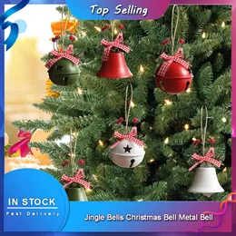 Jingle Bells Christmas Bell Metal Bell Ornament Ornament Tree sospeso Ciondolo per le decorazioni natalizie Giochi per bambini di Capodanno