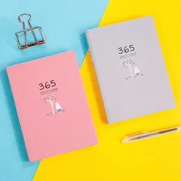 Notebooki 2019 Kawaii Cute Rabbit Planner Planer Note Książka 365 dni tygodniowo miesięczny organizator planistów 32K Notatnik