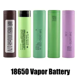 100 Top -Qualität 18650 Batterie HG2 30Q VTC6 3000MAH NCR 3400MAH 25R 2500MAH E CIGE MOD BEWERTE