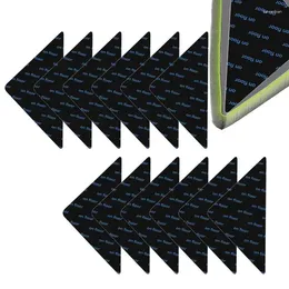 Badmatten 12 PCs Anti -Slipteppich -Griffe Nicht -Patch -Klebeband für Fliesenböden Teppiche Ecken Pad doppelseitig Grippers Hartholzboden