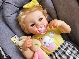 48cm Bebe Reborn Doll Baby Girl Juliette Soft Cuddly Body LifeLike 3D Skin Paint with Genesis Paint Visible Veins Art Bebe Doll