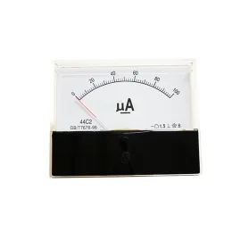 44C2-UA DC-positive und negative Mikroampere-Amperemeter-Mechanische Kopf 50UA 100UA 200UA 500UA 100*80 mm