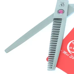 Tesoura de cão de aço japonês de 6,0 polegadas Corte reto Corte Tesadas Tijeras Tijeras Profissional Helfing Scissors Haircut Tool A0144A