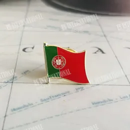 PORTUGAL Portuguesa National Flag Embroidery Patches Badge Shield And Square Shape Pin One Set On The Cloth Armband Backpack