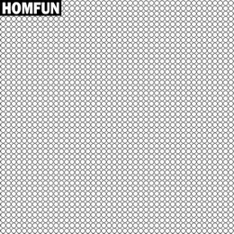 Homfun Square/Round Diamond Painting Canvas Cross Stitch, 지정된/사용자 정의 크기 흰색 캔버스, 다이아몬드 자수, 격자 무늬 선물
